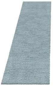 Modrý behúň 80x250 cm Fluffy – Ayyildiz Carpets