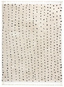 Kusový koberec Shaggy Syla krémový 60x250cm