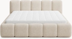 Posteľ s úložným priestorom Tesia 160x200 - béžové buklé Quelle 03