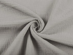 Biante Detské mušelínové posteľné obliečky do postieľky Nature MSN-012 Svetlo sivé Do postieľky 90x140 a 40x60 cm