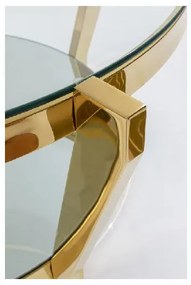 Monocolo konferenčný stolík zlatý Ø90 cm