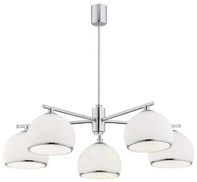 Argon 2087 - Luster na tyči MARBELLA 5xE27/15W/230V chróm