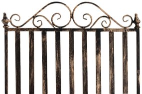 Kovové hojdacie kreslo Smile (SET 2 ks) - Bronzová