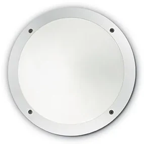 Vonkajšie nástenné svietidlo IDEAL LUX Lucia-1 AP1 Bianco 096667