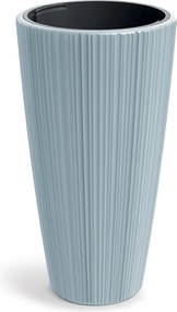 Plastový kvetináč OROS 39 cm svetlosivý matný
