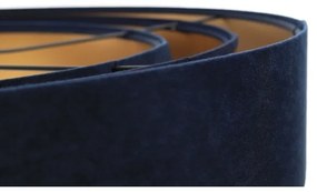 Luster na lanku TRINITI 1xE27/60W/230V modrá/zlatá