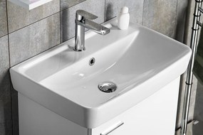 Aqualine Aqualine, DURU keramické umývadlo 60x40cm, biela lesklá, TU0351