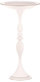 BONTEC Misa kovová - na stojane, 71 cm, aranžovacia, farba biela Farba: Biela
