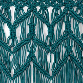 Modrý záves do dverí 90x200 cm Macarena – douceur d'intérieur