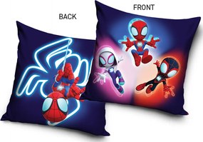 Carbotex Obliečka na vankúšik 40x40 cm - Spidey "Trik pavúkov"