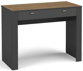 Toaletný Stolík Mossa M10 dub whisky/čierna mat