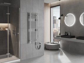 Mexen Hades, elektrické vykurovacie teleso 1200 x 400 mm, 600 W, chrómová, W104-1200-400-2600-01