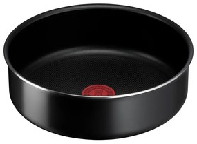 Hliníková súprava riadu 10 ks Ingenio Easy Cook &amp; Clean Black - Tefal