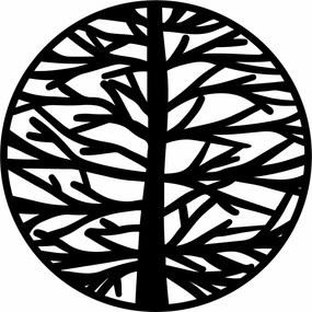 Sentop - Obraz na stenu strom MRLVEN: Prírodná preglejka - Topoľ  natural Rozmer  40 cm 4014-55712 PR0372 plywood tree of life