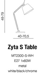 AZzardo Zyta S Bk/Go AZ4188