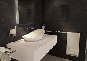 Gedy Gedy, ELBA mydeľnička, mliečne sklo, chróm, A01113