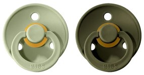BIBS Colour cumlíky z prírodného kaučuku veľkosť 2: Sage - Hunter Green
