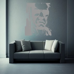 Veselá Stena Samolepka Terminátor Farba: šedá, Veľkosť: 60 x 73 cm