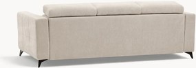 Sofa Nardo s funkciou spania - svetlý béžový šenil Vibe 06