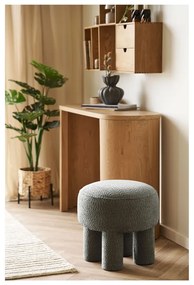 Tmavosivý ženilkový taburet Canberra – House Nordic