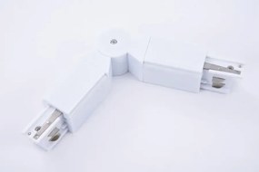 Track 3Line Adjustable Connector White
