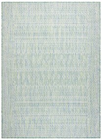 Dywany Łuszczów Kusový koberec Sion Sisal Aztec 22184 green/blue/ecru – na von aj na doma - 180x270 cm