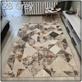 Dekorstudio Moderný koberec LUXESS vzor 28 sivý Rozmer koberca: 140x190cm