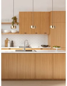 Redo 01-3100 - LED luster na lanku PUNKT LED/6W/230V pr. 15 cm mosadz