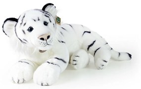 Rappa Plyšový tiger biely, 60 cm ECO-FRIENDLY