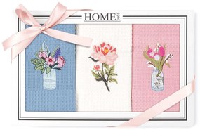 Home 1961 KUCHYNSKÉ UTIERKY HOME4 SADA 3 KS 50X70 CM VZOROVANÉ