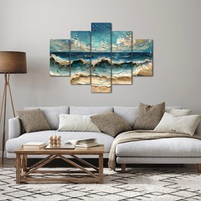 Obraz - Maľba mora (150x105 cm)