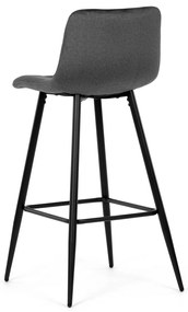 Barová stolička B-X7015 GREY2, tmavosivá