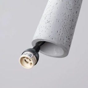 Sollux SL.1347 - Luster na lanku ELECTRA 1xGU10/10W/230V betón/šedá