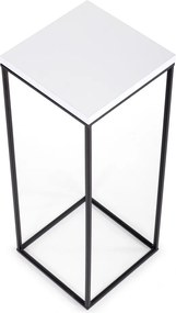 STOJAN NA KVETINÁČ BASICLOFT 60X24X24 CM ČIERNA/BIELA