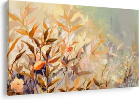 Obraz - Maľované rastliny (90x60 cm)