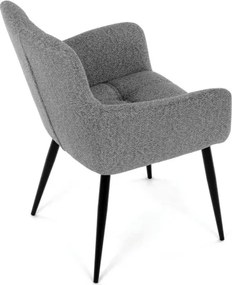 Jedálenská stolička sivá DCH-P3146 SIL2