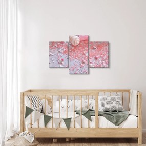 Obraz - Prímorská atmosféra v ružových odtieňoch (90x60 cm)