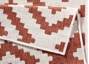 NORTHRUGS - Hanse Home koberce Kusový koberec Twin-Wendeteppiche 103130 terra creme – na von aj na doma - 80x250 cm