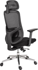 Kancelárska ergonomická stolička Neoseat ALLY — čierna, nosnosť 150 kg