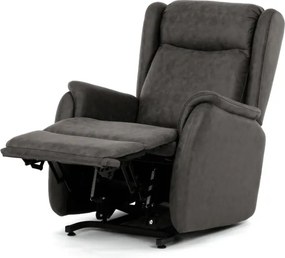 Polohovacie kreslo čierne, elektrické TV-L8902 BK3