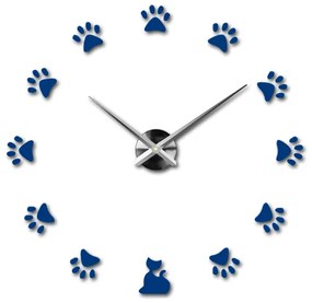 Moderné nalepovacie nástenné hodiny SS | 3D hodiny 12S017 Wanduhr