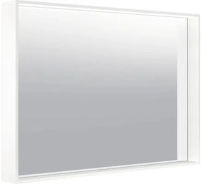 LED zrkadlo do kúpeľne KEUCO X-Line biele 100 x 70 cm