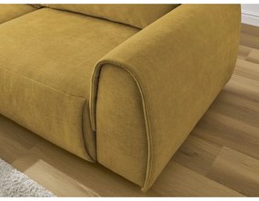 Okrovožltá rohová pohovka Aden – Bobochic Paris