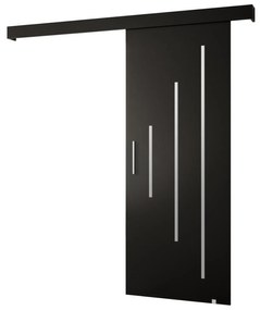 Posuvné dvere 70 cm Slavdro 3 (čierna matná). Akcia -6%. Vlastná spoľahlivá doprava až k Vám domov. 1108773