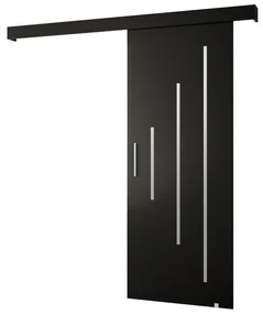 Posuvné dvere 70 cm Slavdro 3 (čierna matná). Akcia -6%. Vlastná spoľahlivá doprava až k Vám domov. 1108773