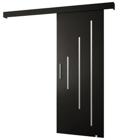 Posuvné dvere 70 cm Slavdro 3 (čierna matná). Akcia -76%. Vlastná spoľahlivá doprava až k Vám domov. 1108773