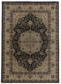 Ayyildiz Kusový koberec KASHMIR 2608, Čierna Rozmer koberca: 160 x 230 cm