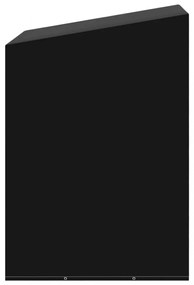 Plachta na záhradnú hojdačku čierna Dekorhome 185x117x170 cm