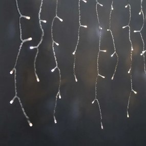 Nedis WIFILXC04W250 - LED Vianočný záves 240xLED/11 funkcií 8m IP65 Wi-Fi Tuya