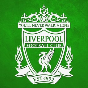 DUBLEZ | Drevené logo klubu na stenu - Liverpool